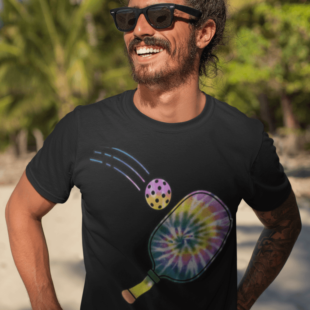 Sports T-shirt TieDye Pickleball Top Koala Short Sleeve Unisex Tee - TopKoalaTee