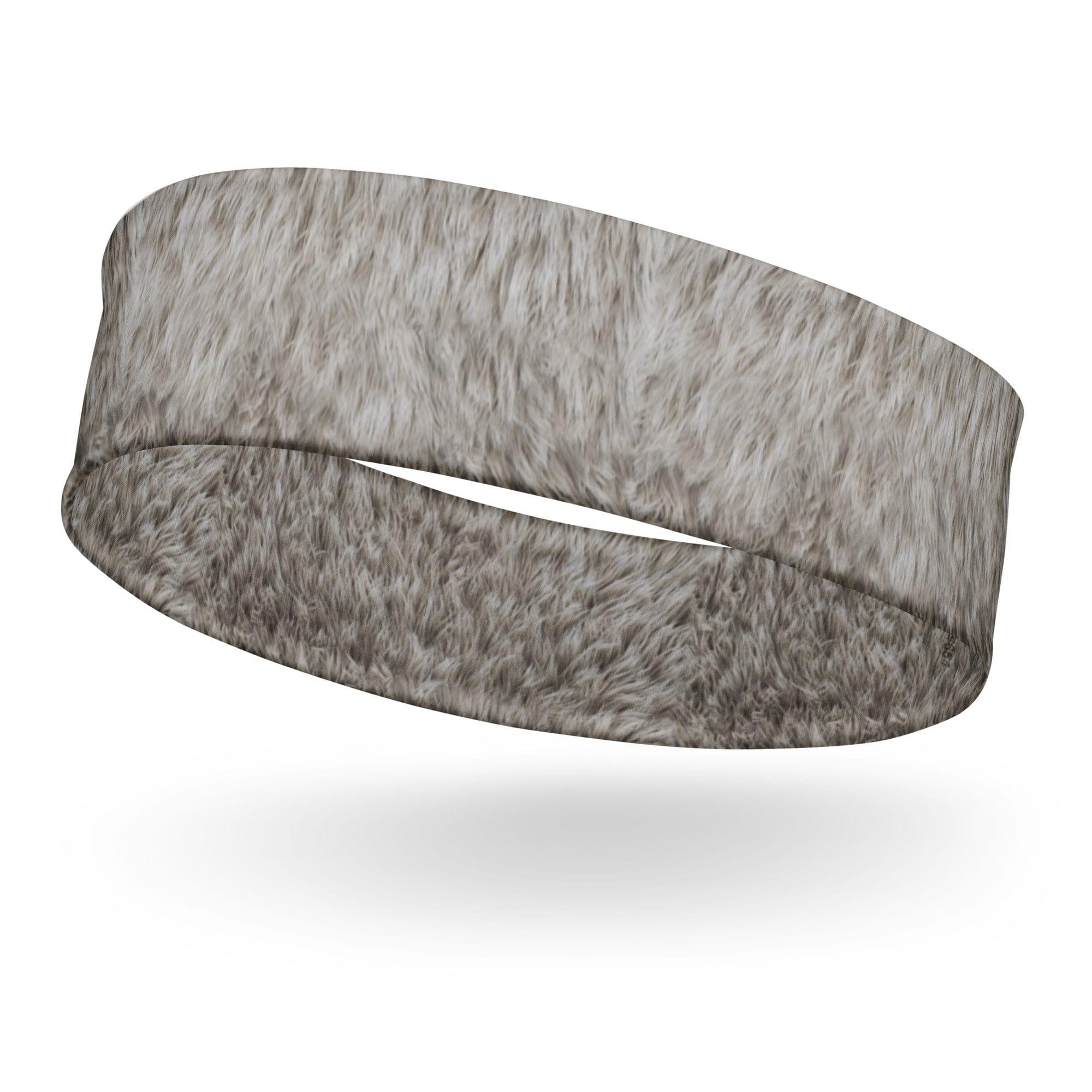 Polar Bear Fur Skin Design Quick Dry Stretch Headband - TopKoalaTee