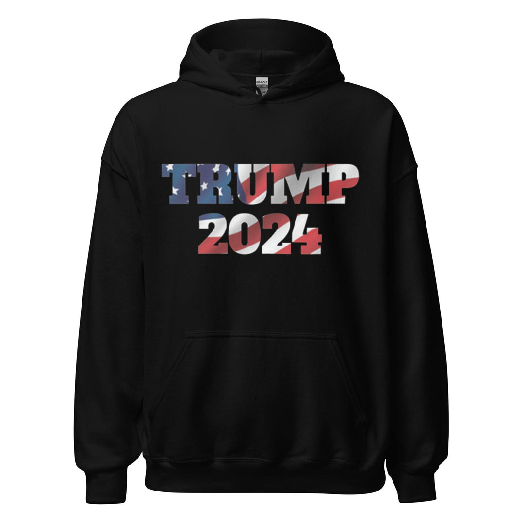 Top Koala Soft Style Hoodie Trump in American Flag Letters Unisex Hoodie - TopKoalaTee