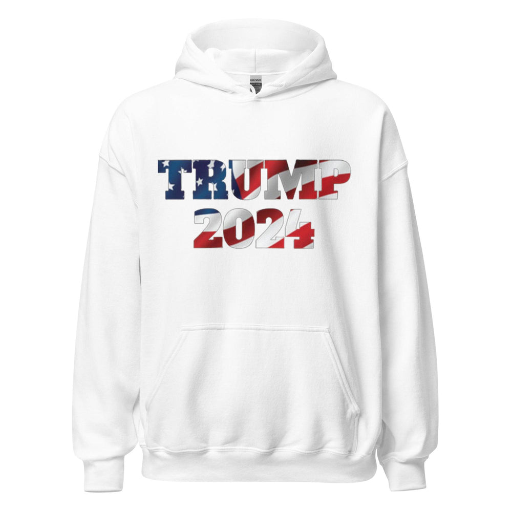 Top Koala Soft Style Hoodie Trump in American Flag Letters Unisex Hoodie - TopKoalaTee