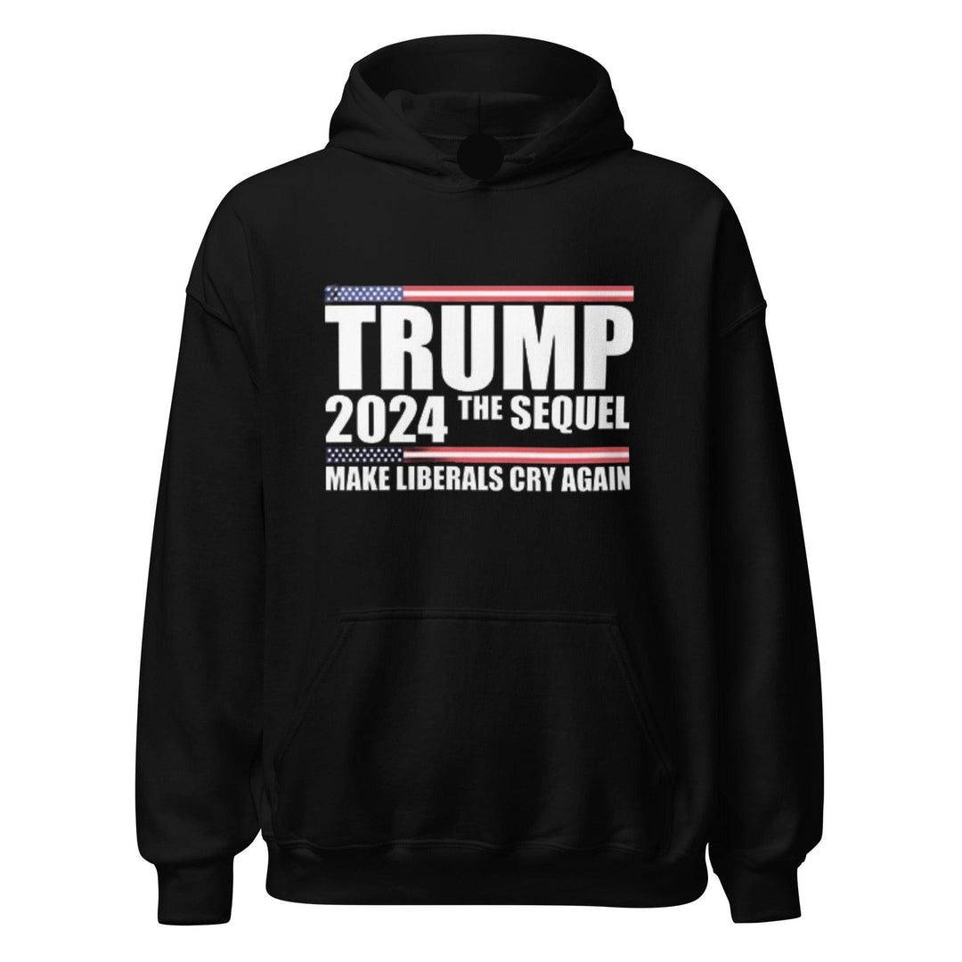 Political Hoodie Make Liberals Cry Again 2024 Blended Cotton Ultra Soft Pullover - TopKoalaTee