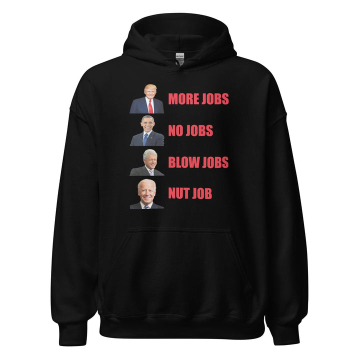 Political Humor Hoodie Joe Biden Nut Job Unisex Pullover - TopKoalaTee