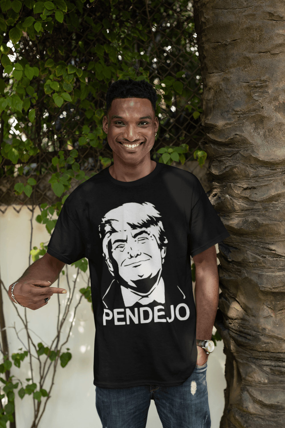 Political Humor T-Shirt Trump Saying Pendajo Ultra Soft Cotton Short Sleeve Crew Neck Top - TopKoalaTee