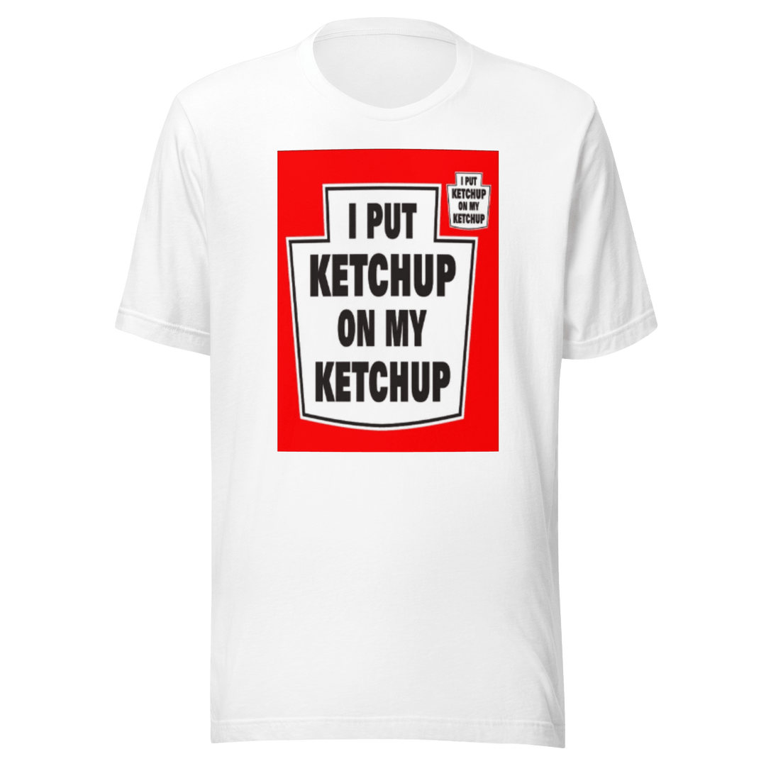 Pop Art T-shirt Famous Condiment Humor Short Sleeve 100 Percent Cotton Crewneck Top - TopKoalaTee