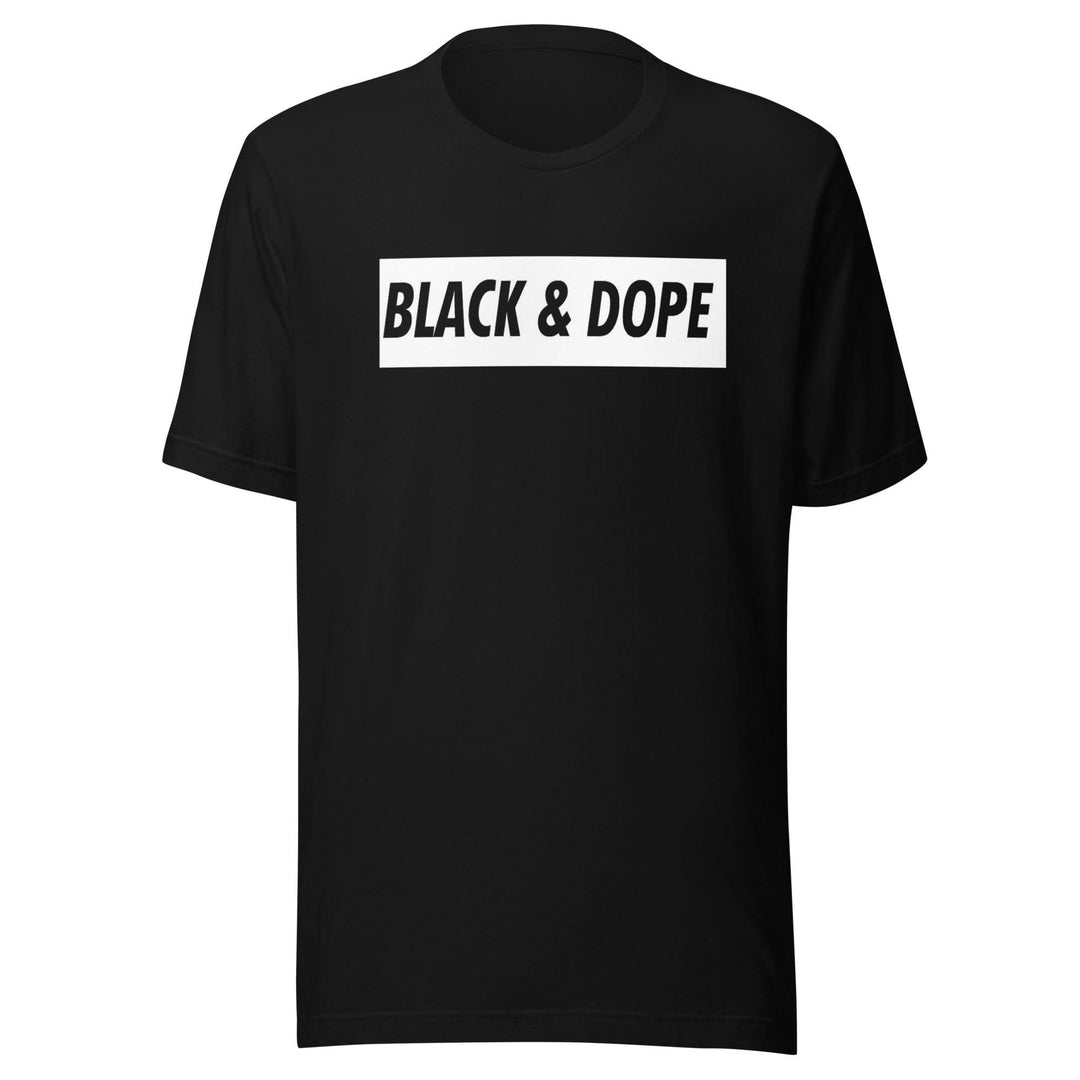 Black Pride T-shirt Black and Dope Short Sleeve Unisex Top - TopKoalaTee