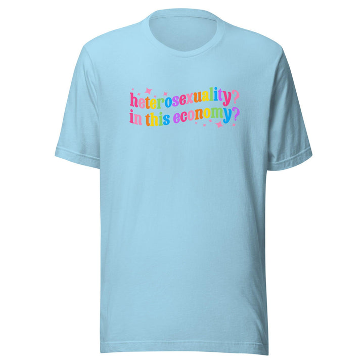 LGBTQ Humor T-shirt HeteroSexuality In thie Economy Top Koala Tee - TopKoalaTee