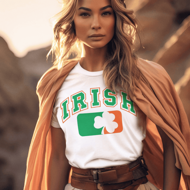 Pride T-Shirt Irish Logo Short Sleeve 100% Cotton Crew Neck Top - TopKoalaTee