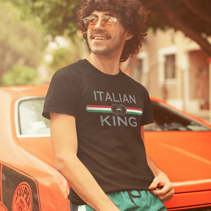 Pride T-shirt Italian King Short Sleeve Ultra Soft Cotton Crew Neck Top - TopKoalaTee