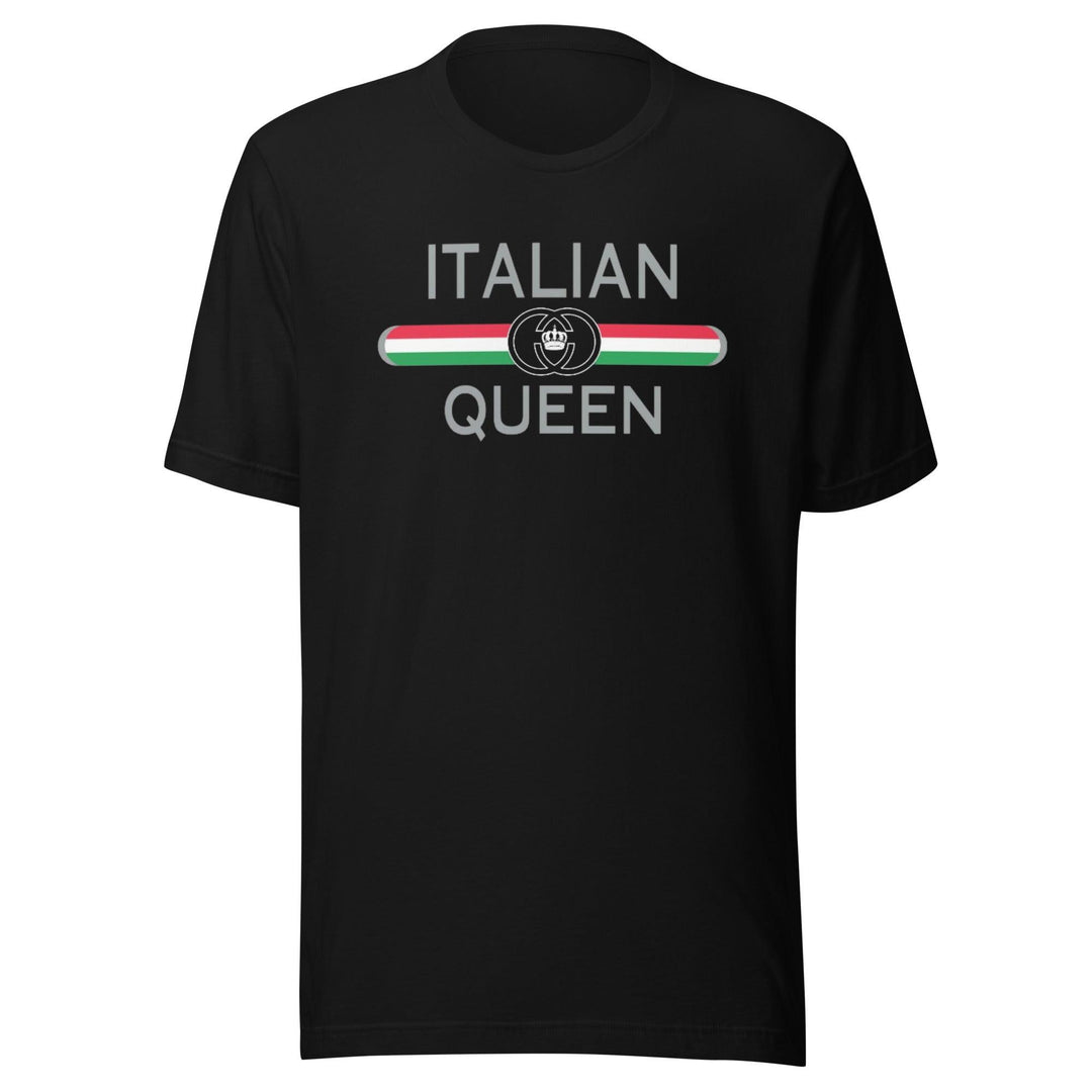 Pride T-shirt Italian Queen Short Sleeve Ultra Soft Cotton Crew Neck Top - TopKoalaTee