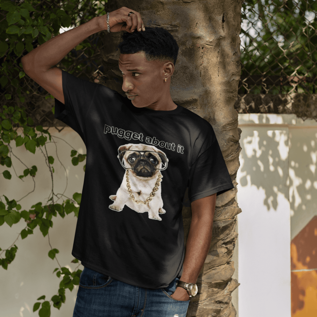 Pug Owner T-shirt Pugget About It Short Sleeve 100% Cotton Crew Neck Top - TopKoalaTee