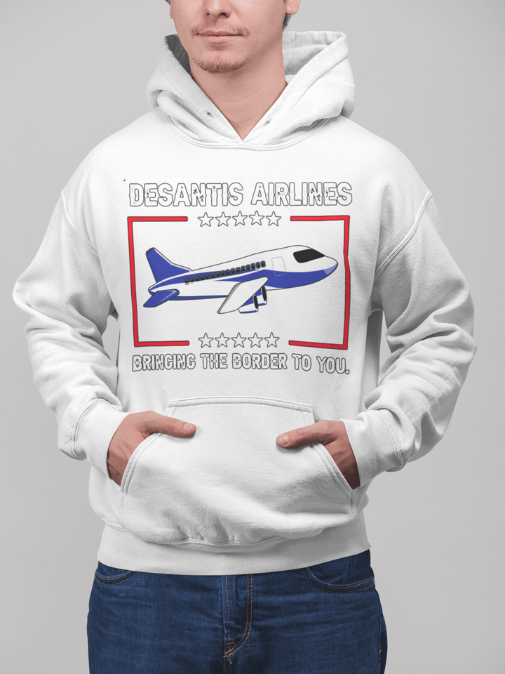 HeavyWeight Hoodie Top Koala Soft Style Desantis Airlines Hoodie - TopKoalaTee
