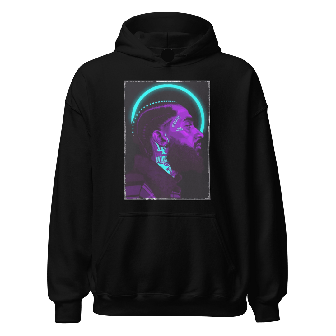 Tribute Hoodie Glowing Emani Portrait R.I.P. Ultra Soft Blended Cotton Unisex Pullover - TopKoalaTee