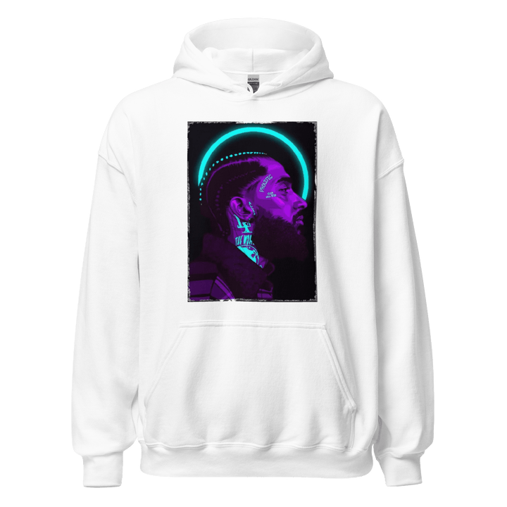 Tribute Hoodie Glowing Emani Portrait R.I.P. Ultra Soft Blended Cotton Unisex Pullover - TopKoalaTee