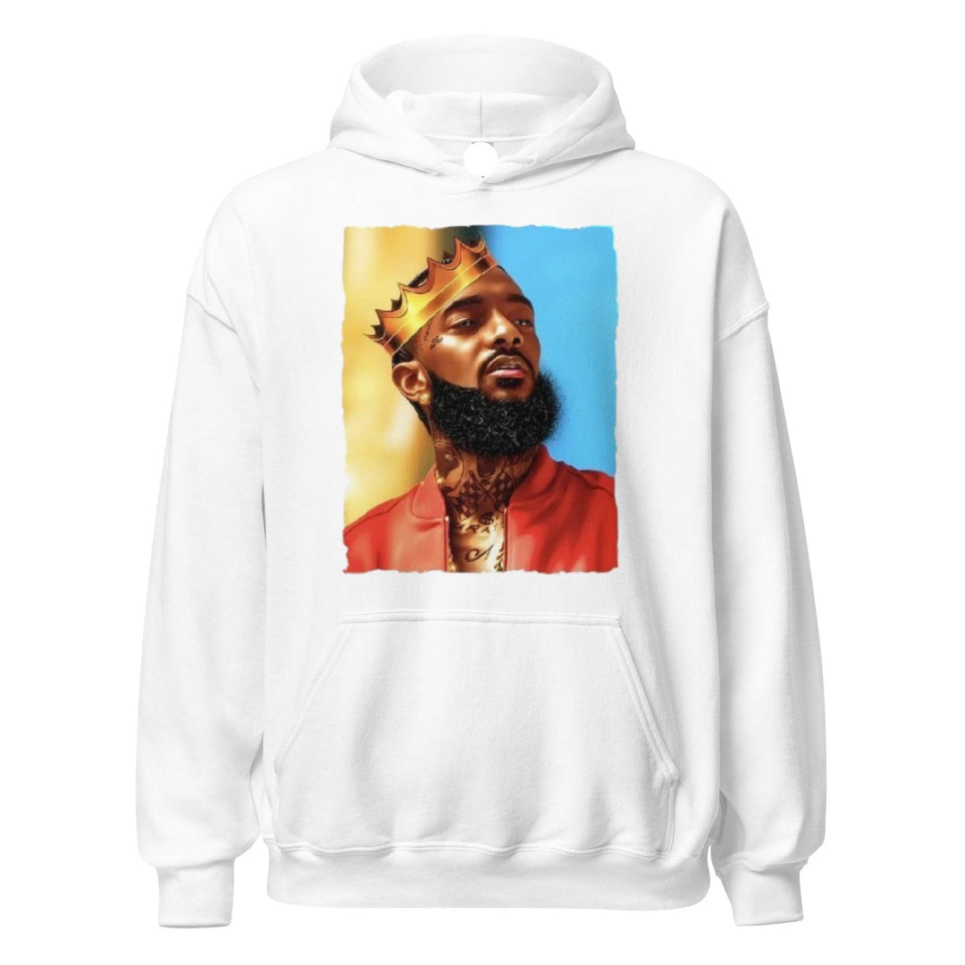 Rap Artist Hoodie The King Wiith His Crown Ultra Soft Midweight Unisex Pullover - TopKoalaTee