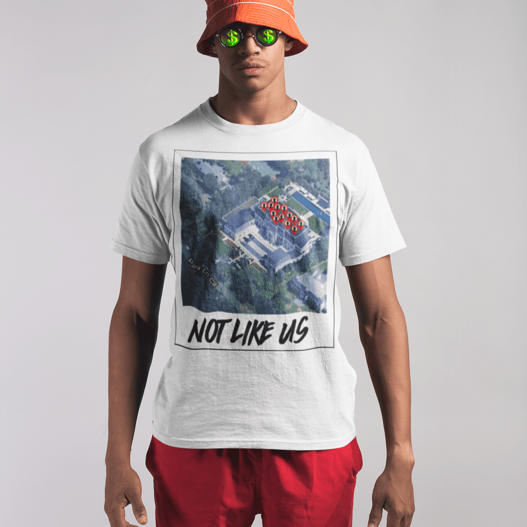 Rap Artist T-shirt Not Like Us Short Sleeve 100% Cotton Unisex Crew Neck Top - TopKoalaTee