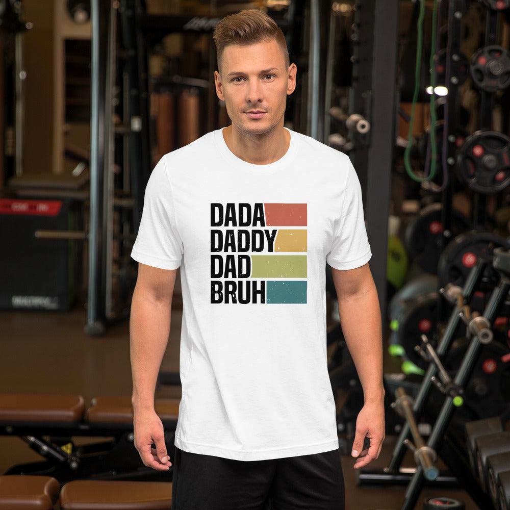 Retro T-shirt Father's Day Dada Daddy Dad Bruh - TopKoalaTee