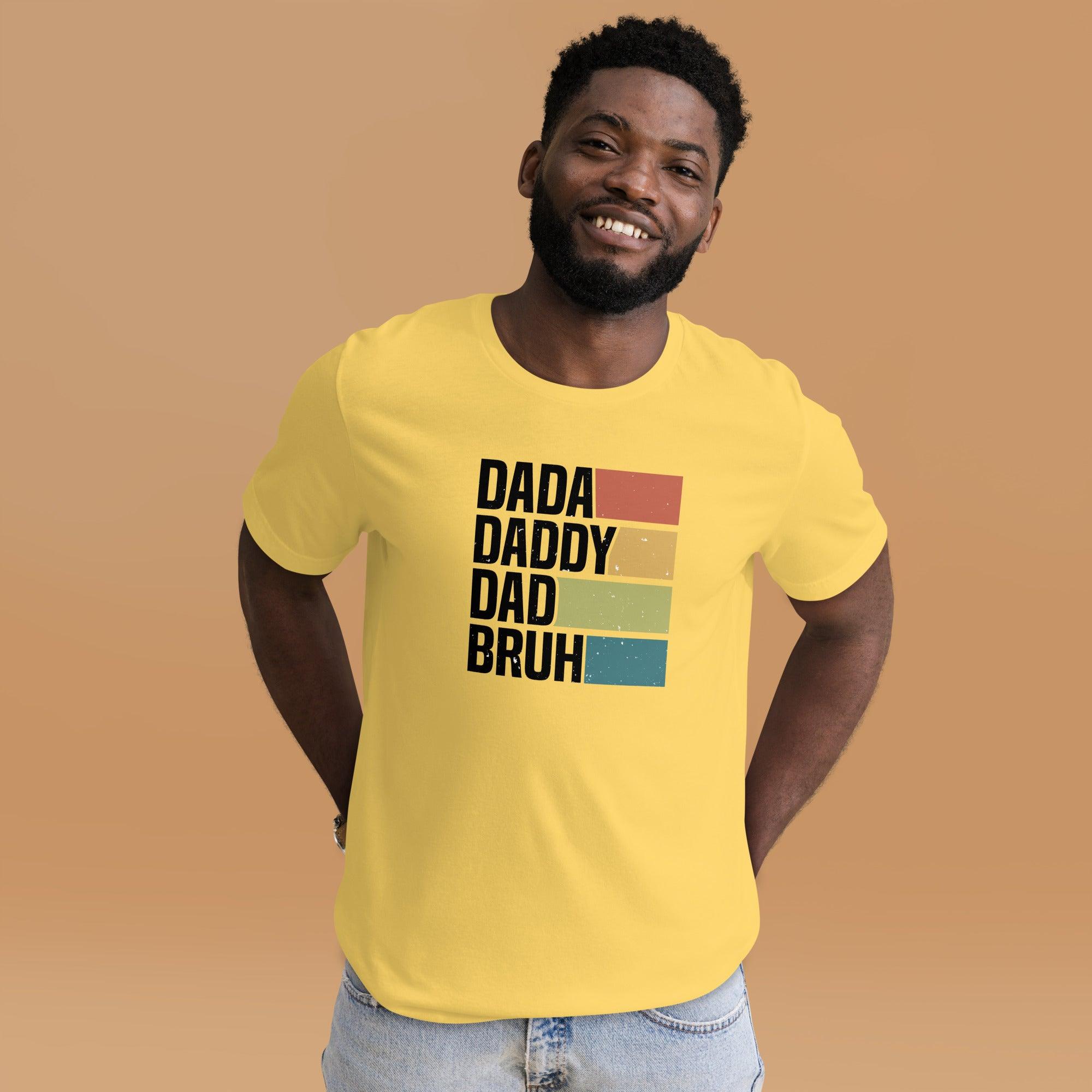 Retro T-shirt Father's Day Dada Daddy Dad Bruh - TopKoalaTee
