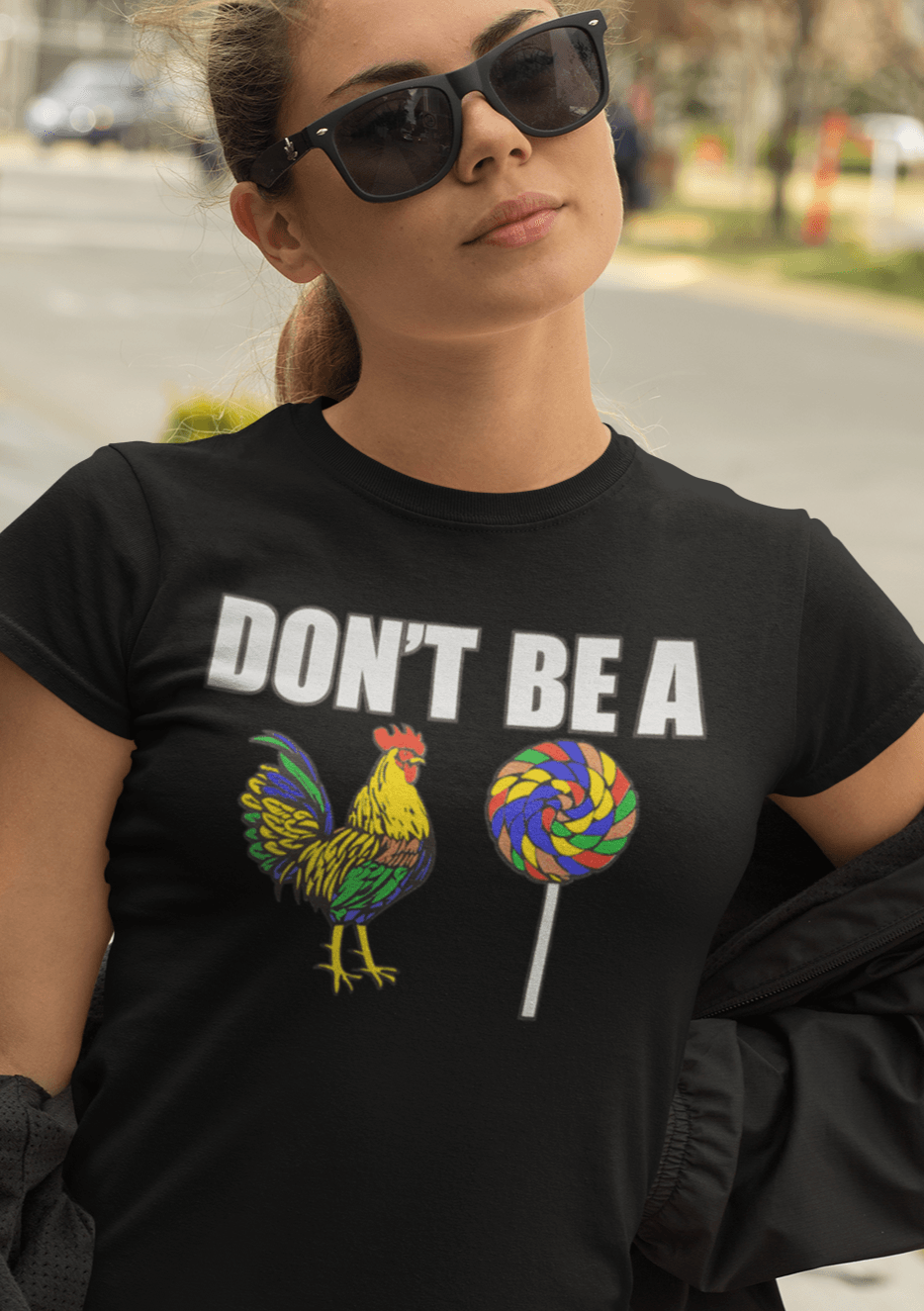 Rooster Don't Be A C#*k Sucker Humor Short Sleeve Unisex T-Shirt - TopKoalaTee