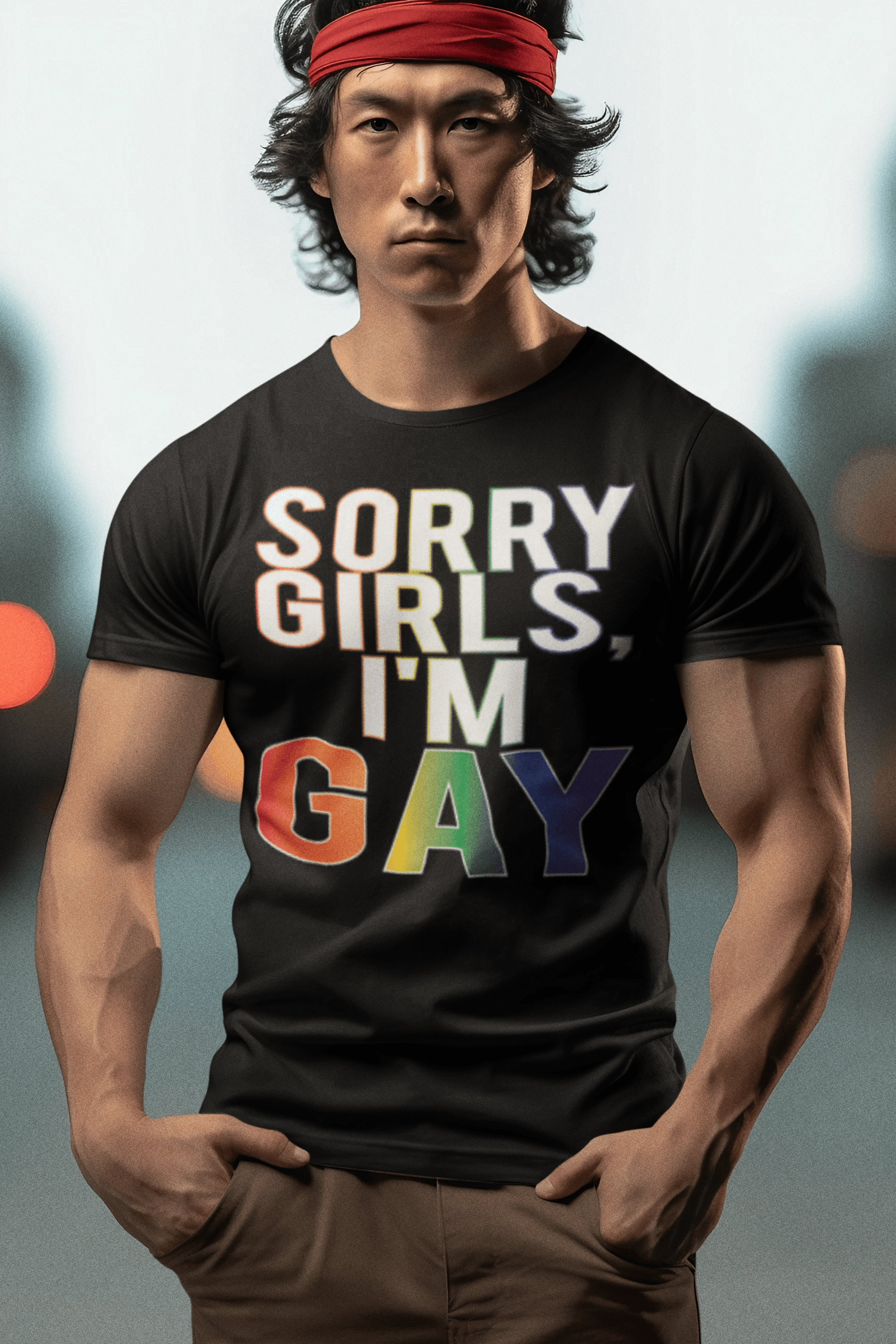 Pride T-Shirt Top Koala Softstyle Sorry Girls I'm Gay Unisex Tee - TopKoalaTee