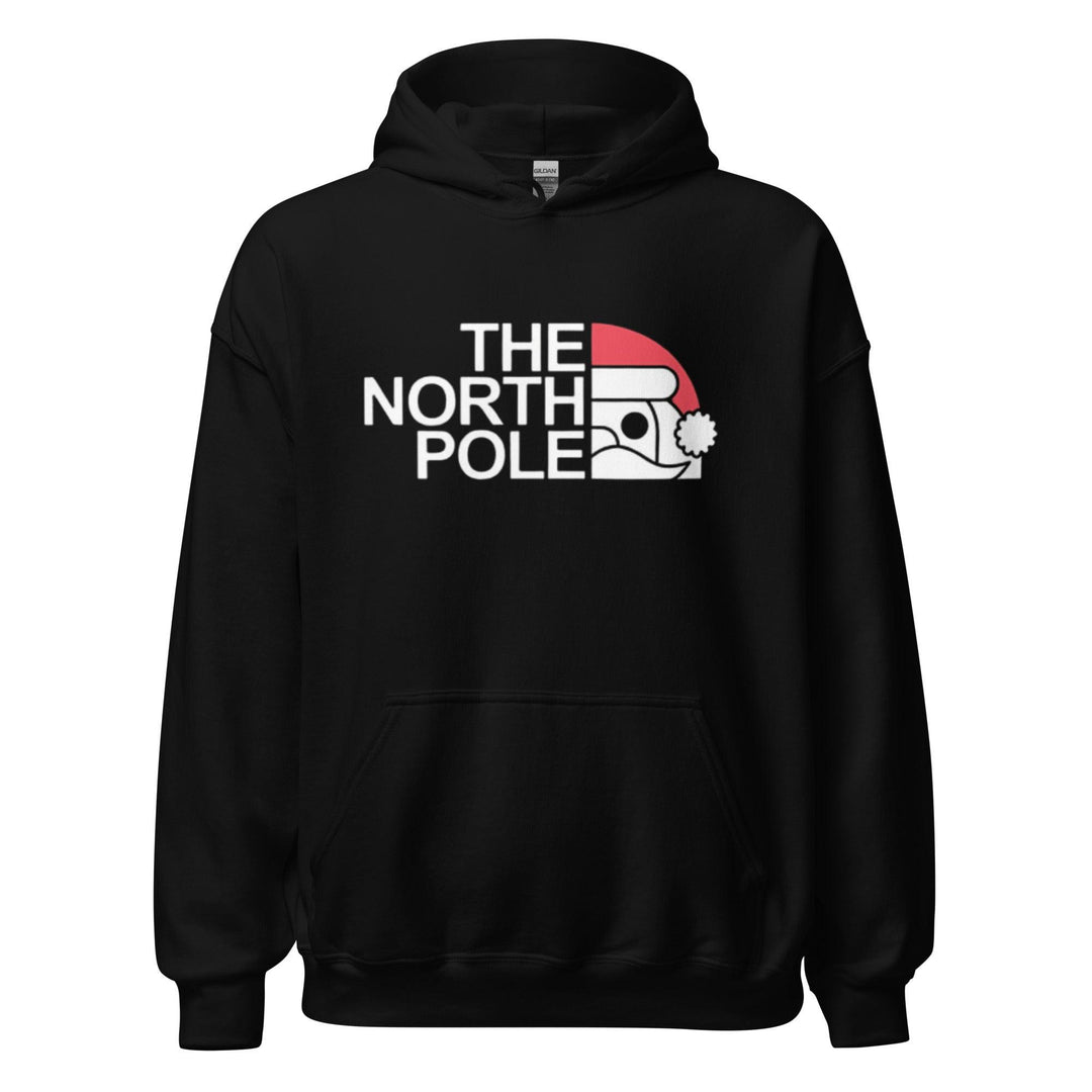 Santa Hoodie The North Pole Midweight Soft Style Pullover - TopKoalaTee