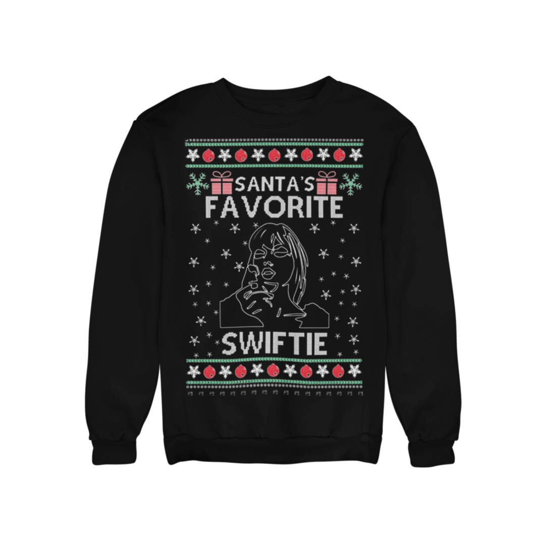 Santa's Favorite Female Singer Ugly Christmas Sweater - TopKoalaTee