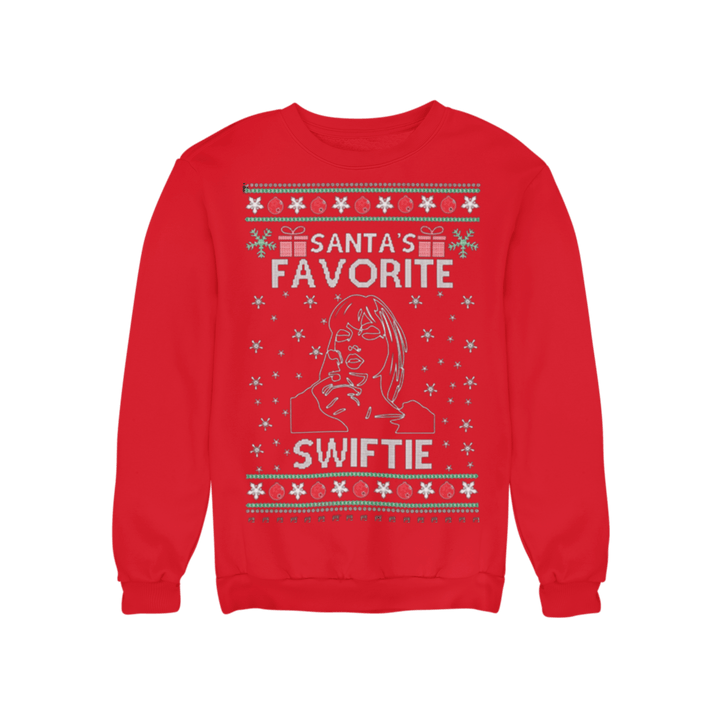 Santa's Favorite Female Singer Ugly Christmas Sweater - TopKoalaTee