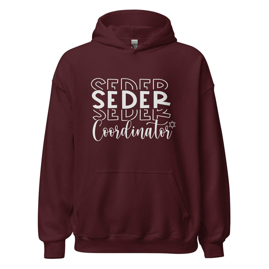 Passover Holiday Humor Unisex Hoodie Seder Coordinator - TopKoalaTee