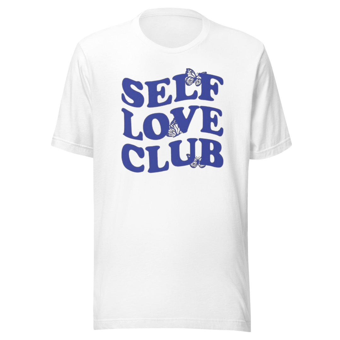 Seasonal T-shirt Self Love Club Short Sleeve 100% Cotton Unisex Crew Neck Top - TopKoalaTee