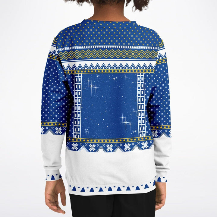 Snow Globe Kids Unisex Ugly Christmas Sweatshirt