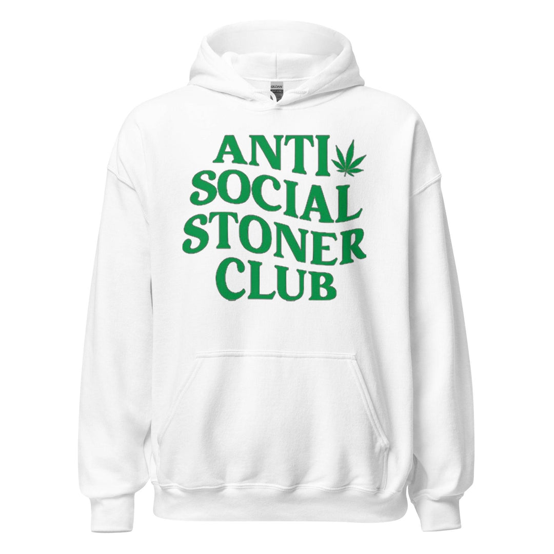 Soft Style Cotton Hoodie Anti Social Stoner Club Top Koala Pullover - TopKoalaTee