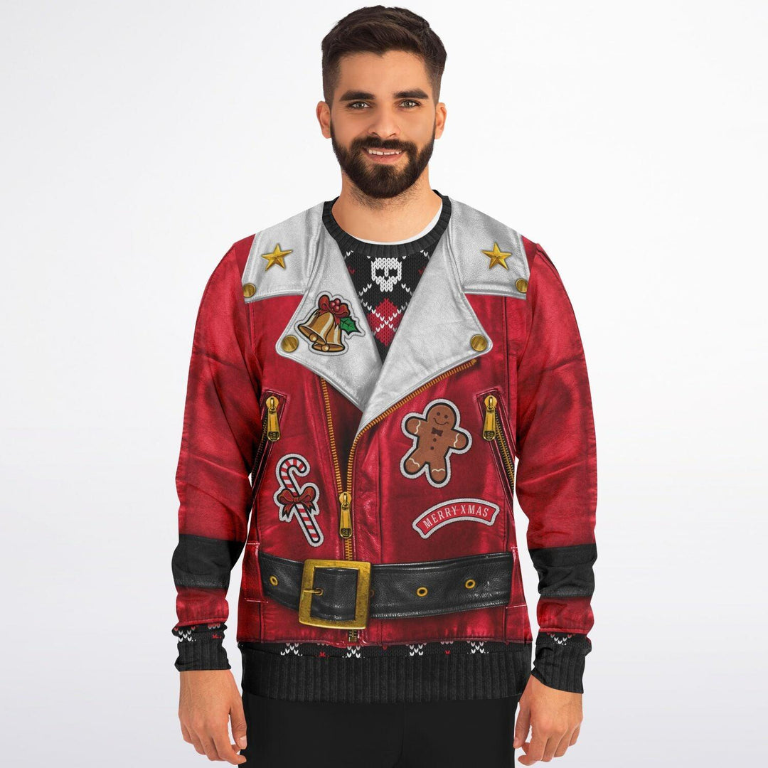 Sons of Santa North Pole Biker Club Ugly Christmas Sweater Top Koala Tee - TopKoalaTee