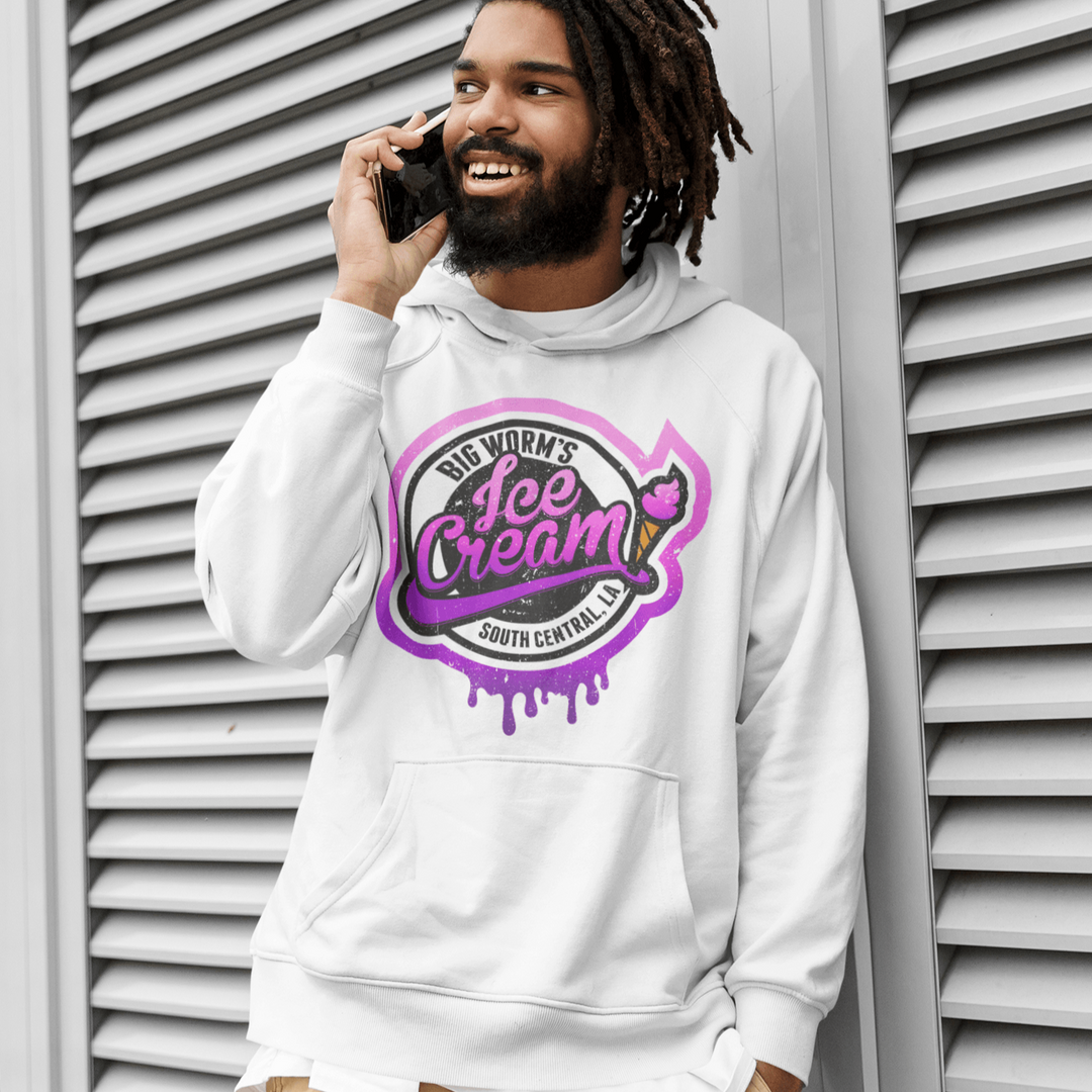 South Central Hoodie Big Worms Ice Cream Top Koala Pullover - TopKoalaTee