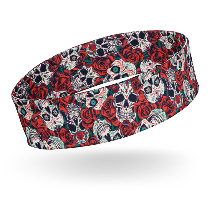 skulls-and-roses-headband