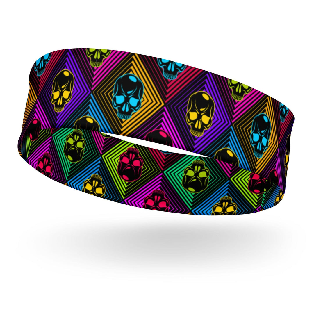 neon-skull-headband