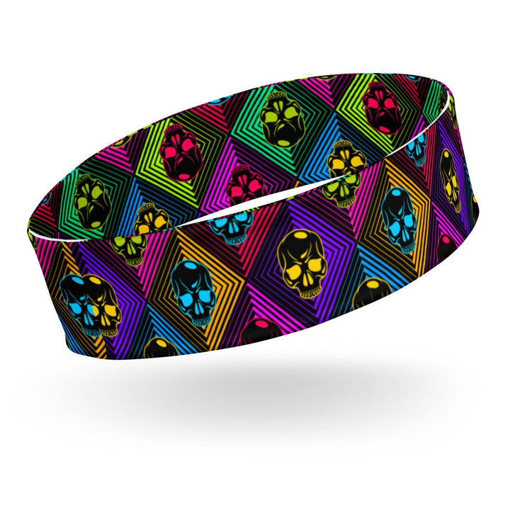 neon-skull-headband