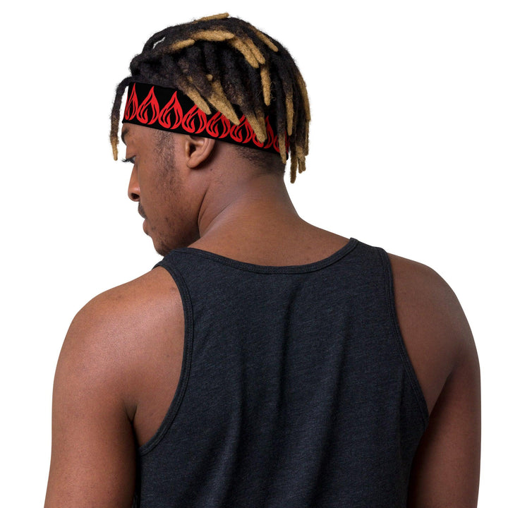 Flaming Quick Dry Sports Stretch Headband - TopKoalaTee