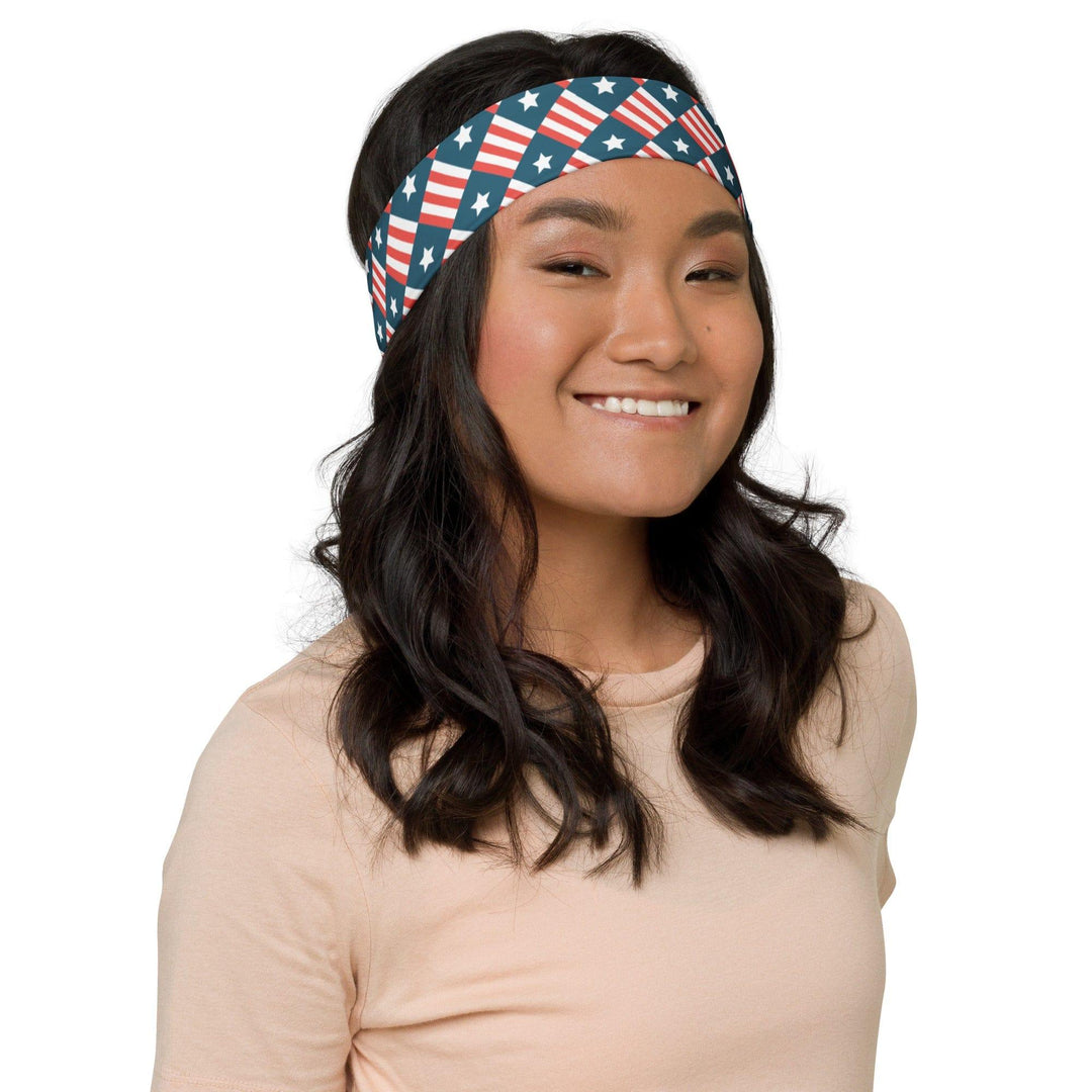 male headbands || America Stars & Stripes Quick Dry Head Tie - TopKoalaTee