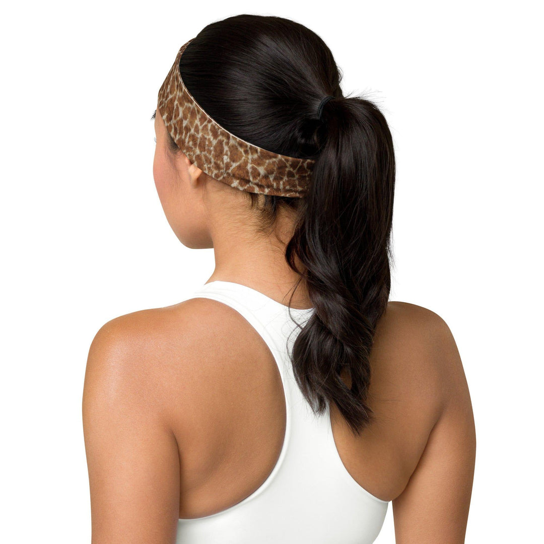 Giraffe Realistic Pattern Quick Dry Headband - TopKoalaTee