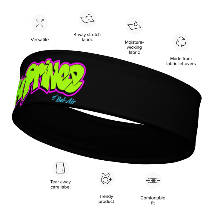 Spray Painted Fresh Prince of Bell Air Quick Dry Headband - TopKoalaTee