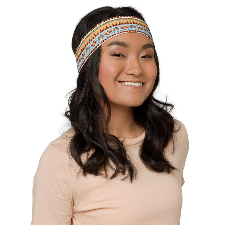 Traditional Native American Quick Dry Headband Version 2 - TopKoalaTee