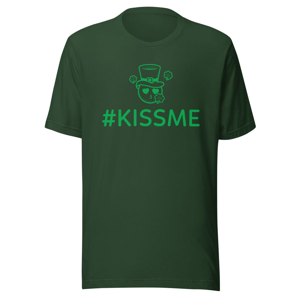 Hashtag Kiss Me I am Irish Short Sleeve Unisex t-shirt - TopKoalaTee