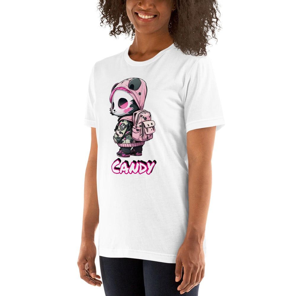 Street Girl Panda Series T-shirt Candy Short Sleeve Top - TopKoalaTee