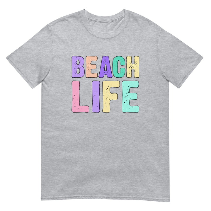 Summer T-shirt Beach Life Short-Sleeve Unisex Top - TopKoalaTee