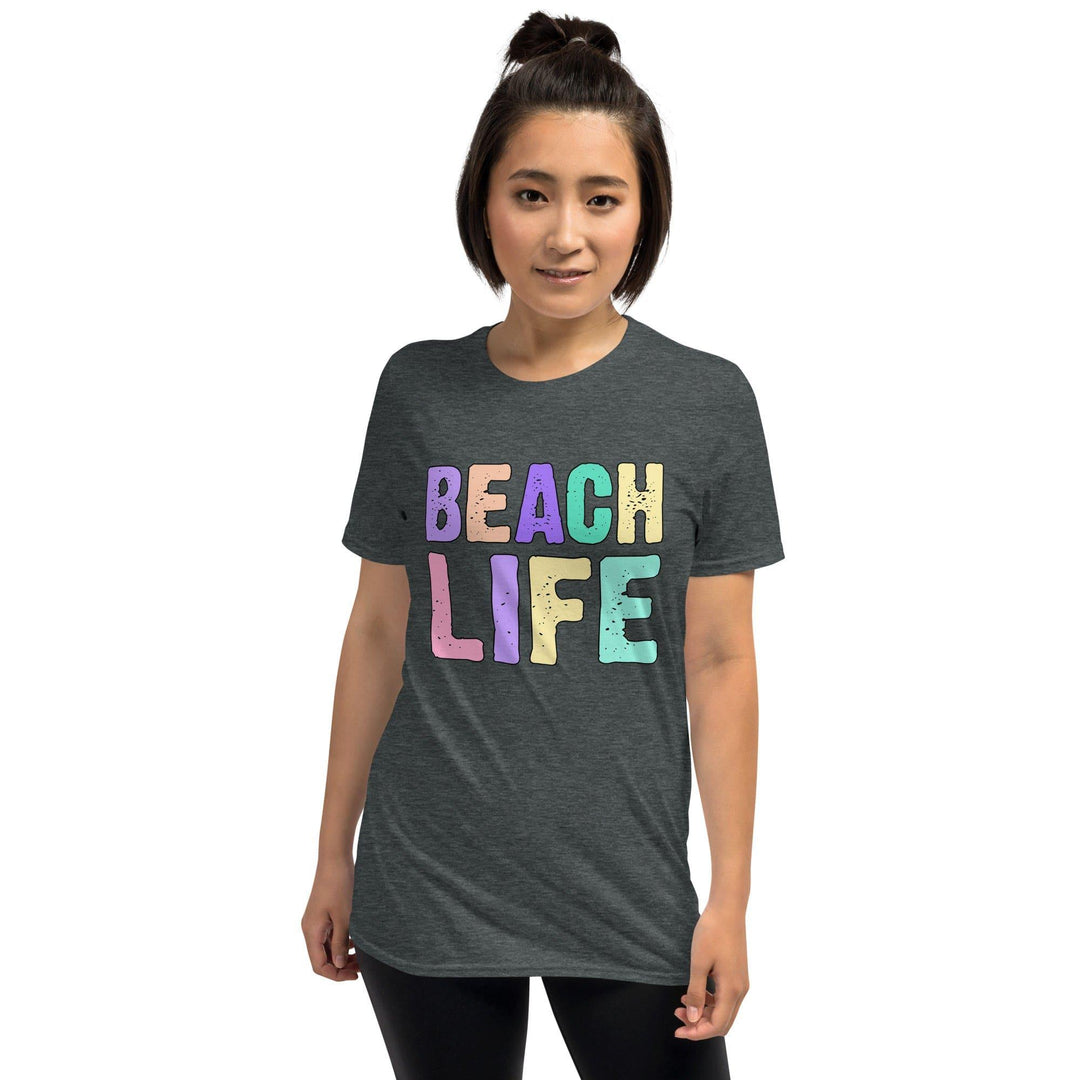 Summer T-shirt Beach Life Short-Sleeve Unisex Top - TopKoalaTee