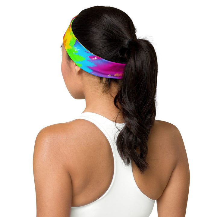 Summer Tie Dye Pattern Quick Dry Stretch Headband - TopKoalaTee