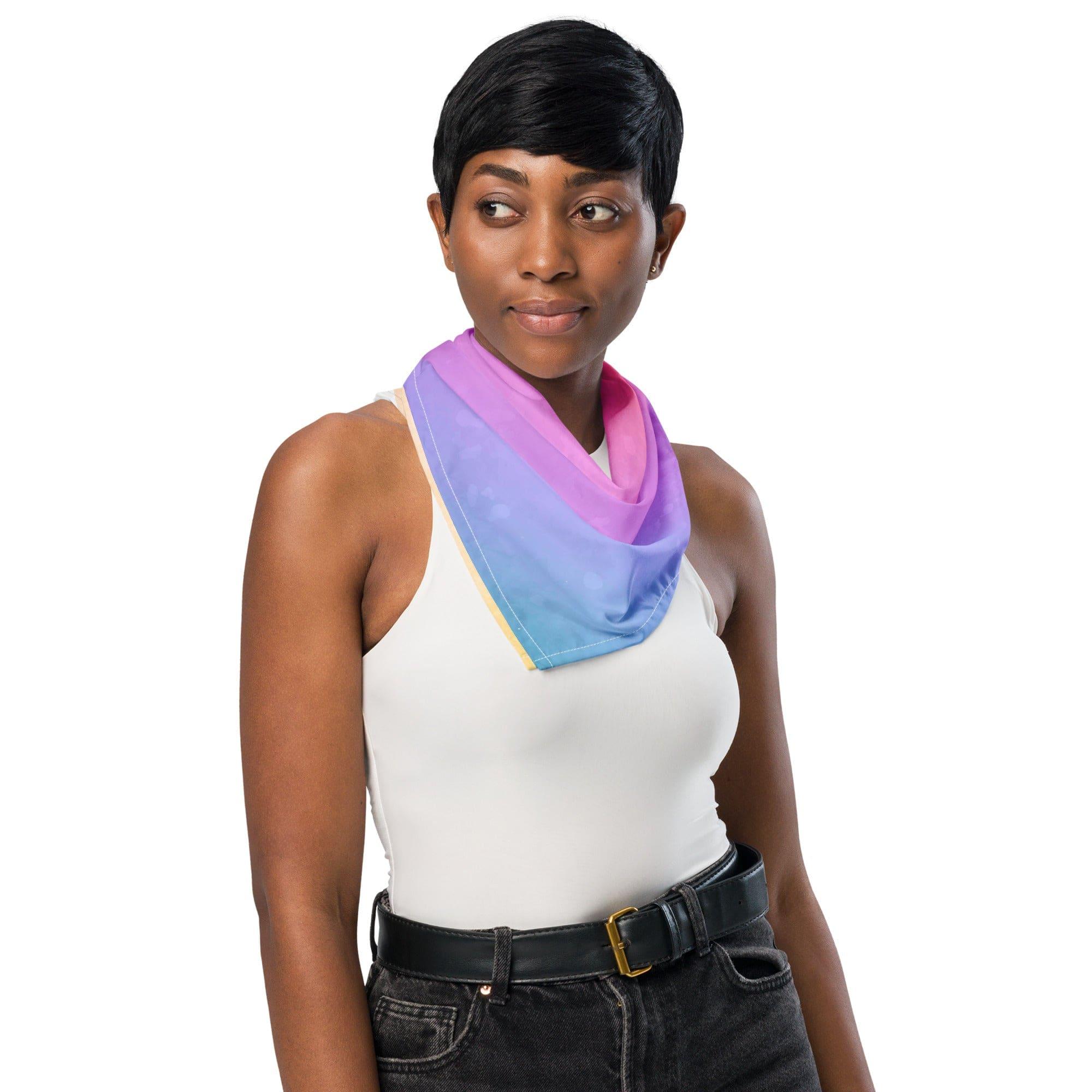 Sunset Tie Dye Designer Neck scarf Bandana - TopKoalaTee