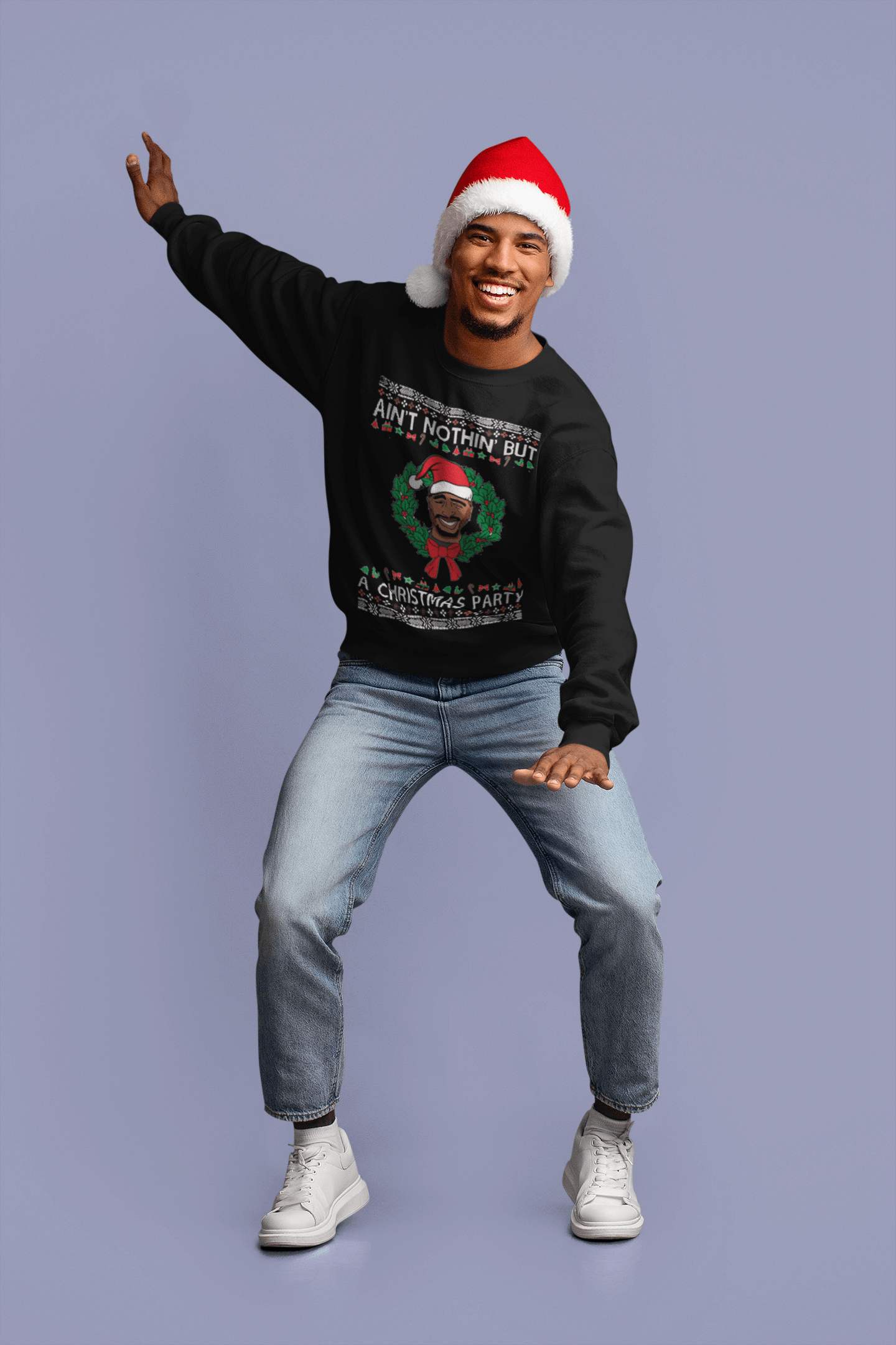 Ugly Christmas Sweater Aint Nothing But a Christmas Thing Ultra Soft Pullovers