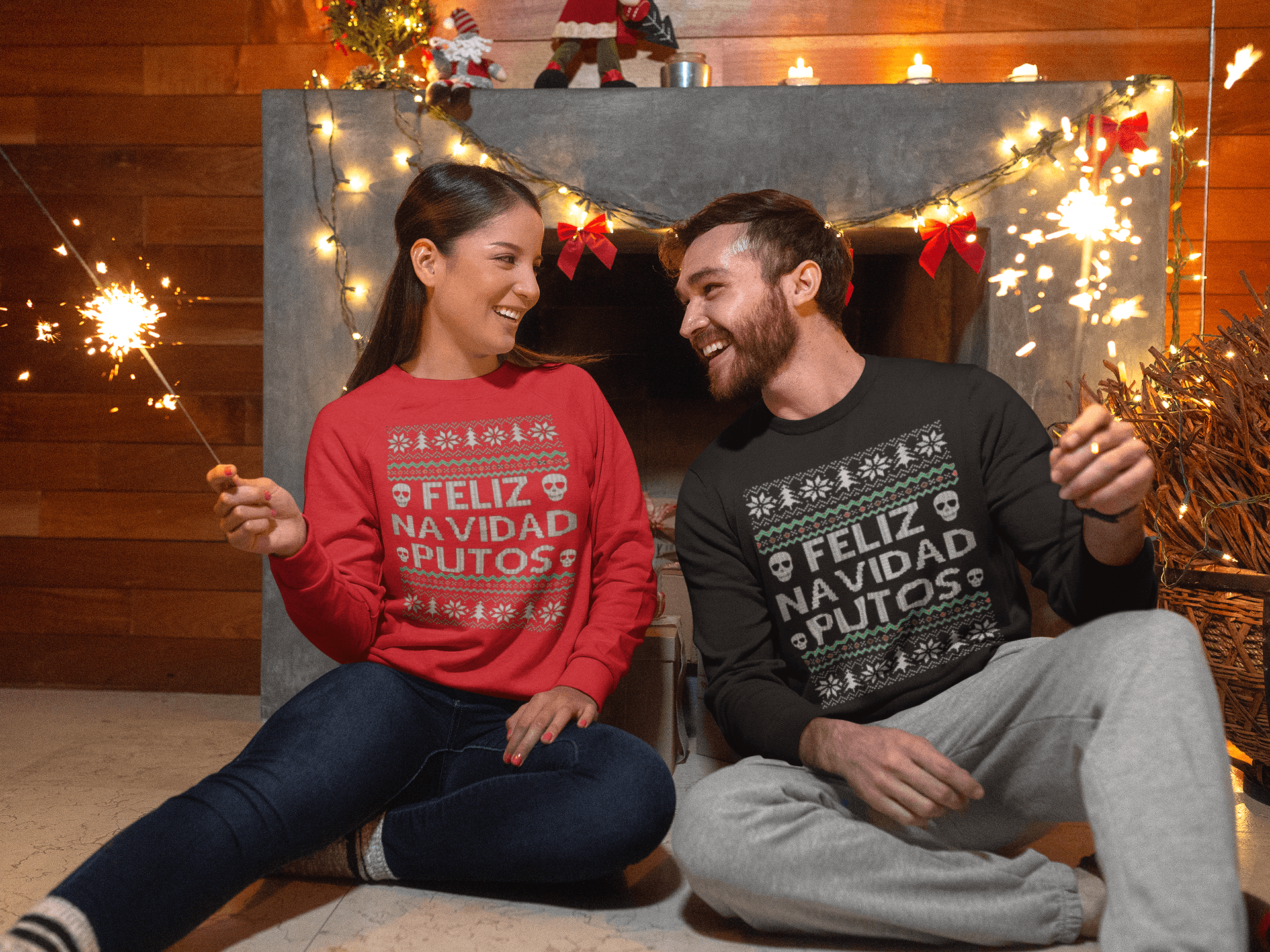 Feliz Navidad Putos Ugly Christmas Sweater