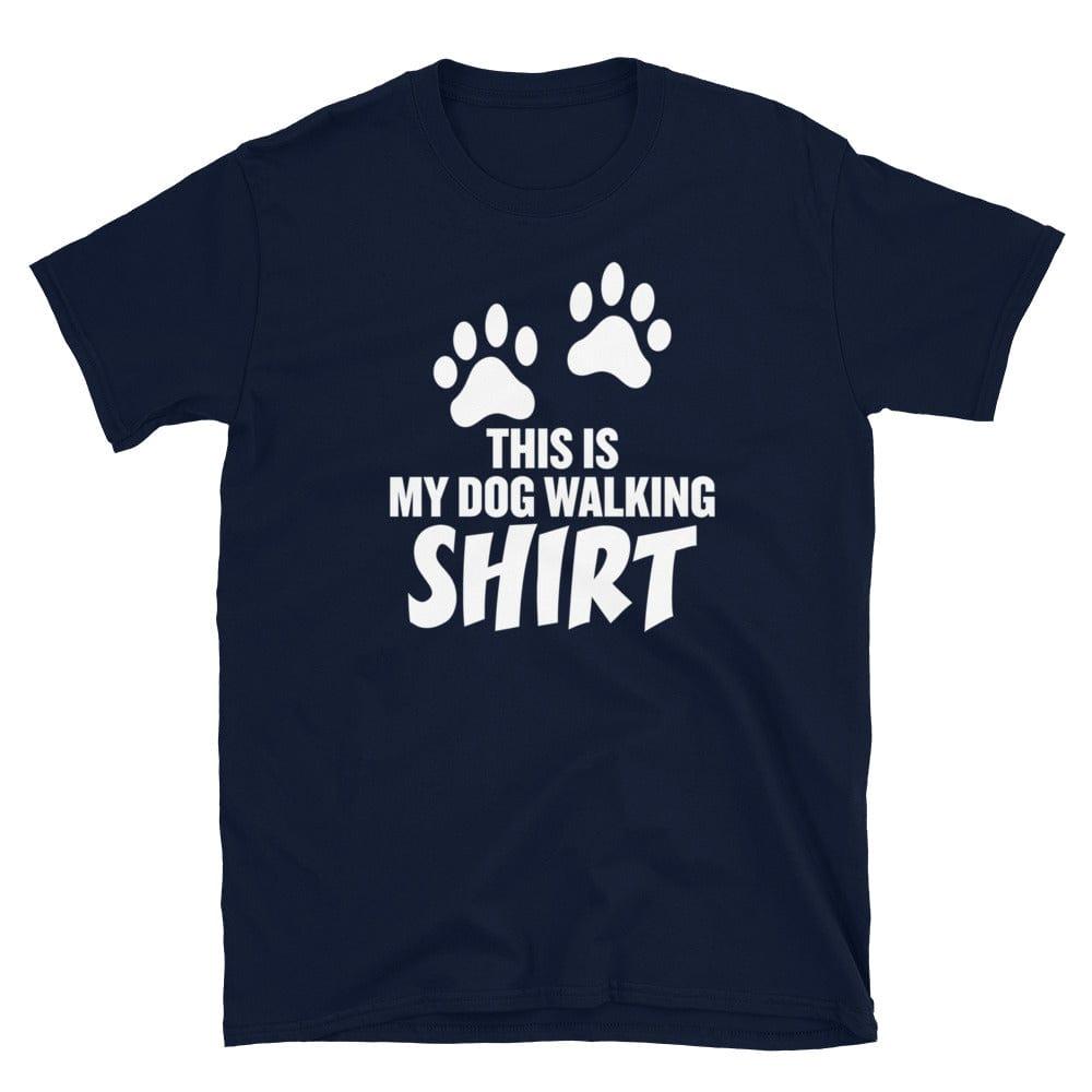 T-shirt for Pet Owner's This is my Dog Walking Shirt Short-Sleeve Unisex Top - TopKoalaTee