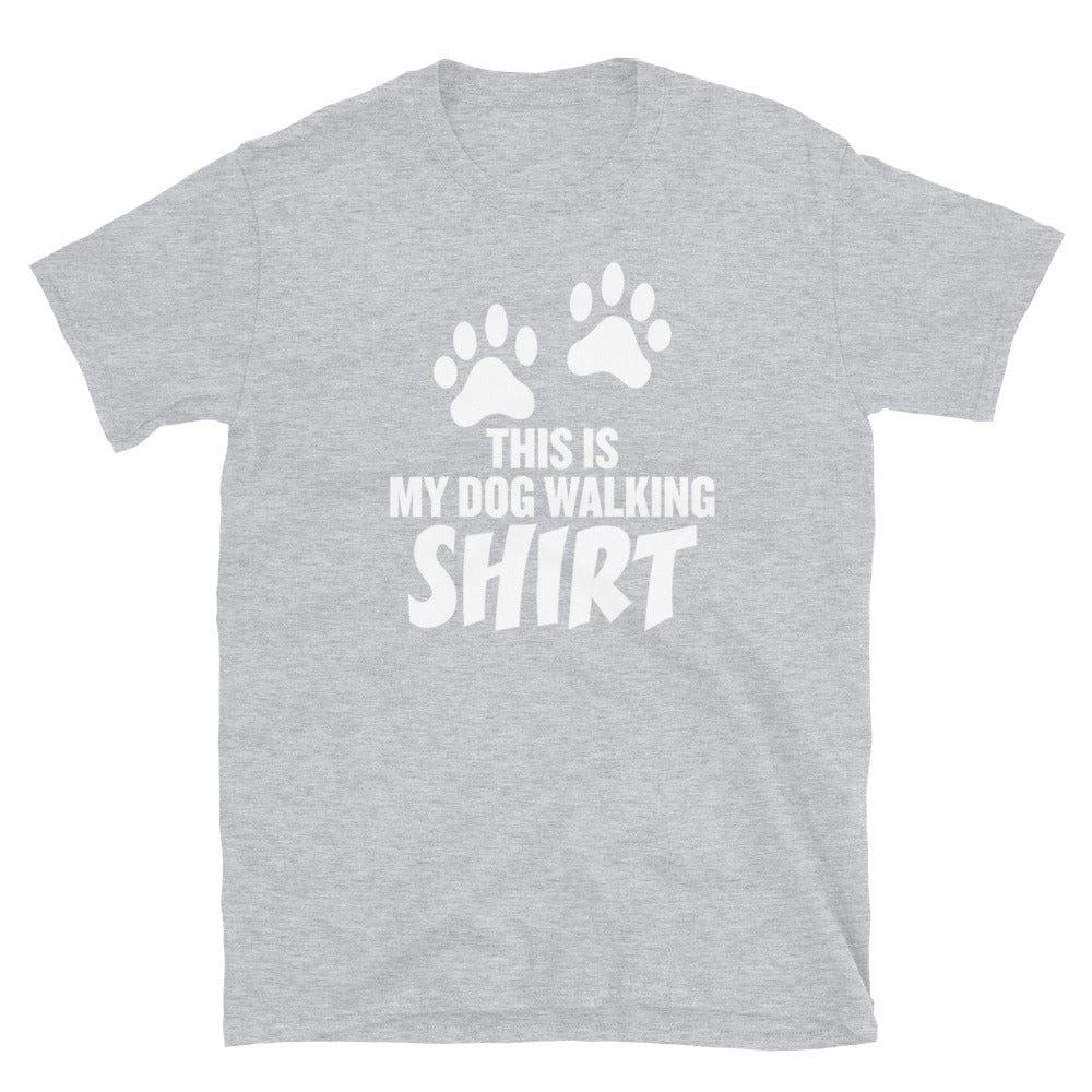 T-shirt for Pet Owner's This is my Dog Walking Shirt Short-Sleeve Unisex Top - TopKoalaTee